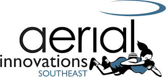 A person is diving in the water with a logo for american destinations southeast.