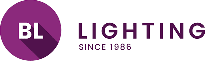 A purple logo for light company