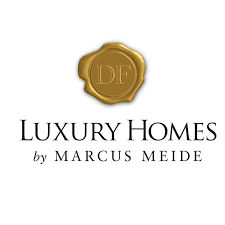 A logo of luxury homes by marcus meide