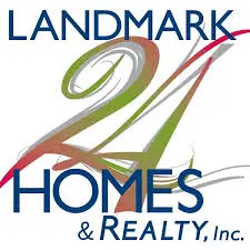 A logo of landmark homes and realty, inc.