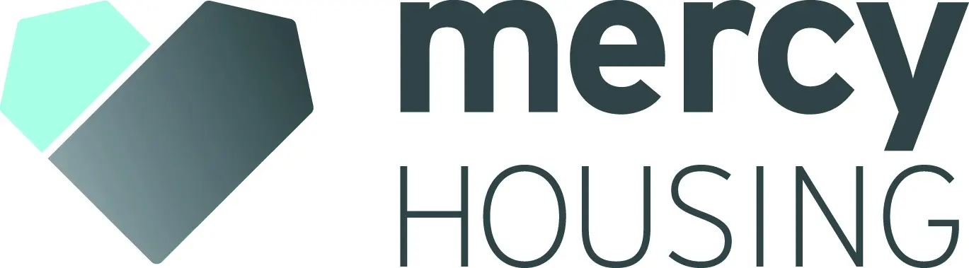 A logo of the merck house