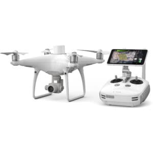 Certified drone capturing aerial surveying and thermal imaging data.